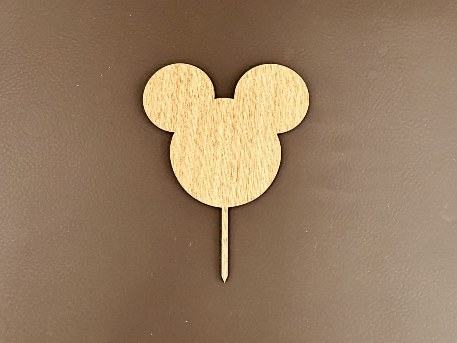 Mickey Mouse Silhouette Cake Topper Laser Cut Vector File
