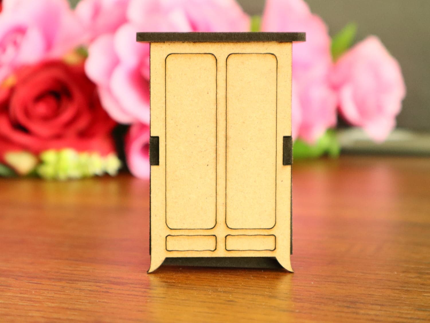 Miniature Dollhouse Wardrobe Laser Cut Vector File