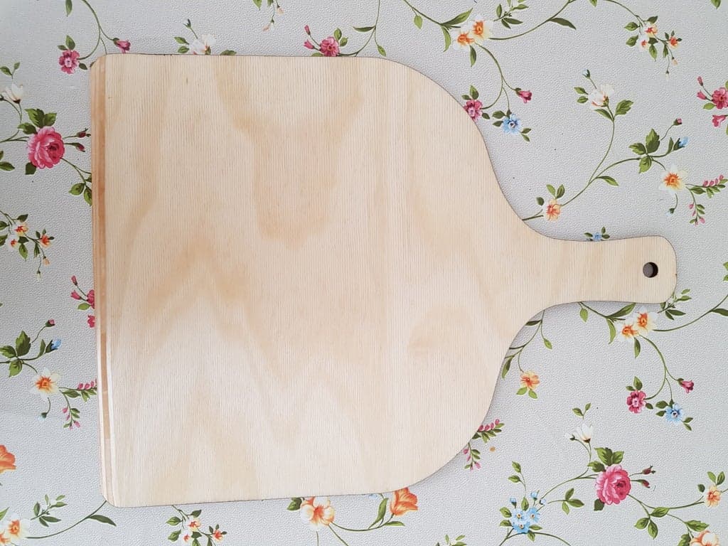 Minimalist Wooden Pizza Peel Vector Template for Laser Cutting