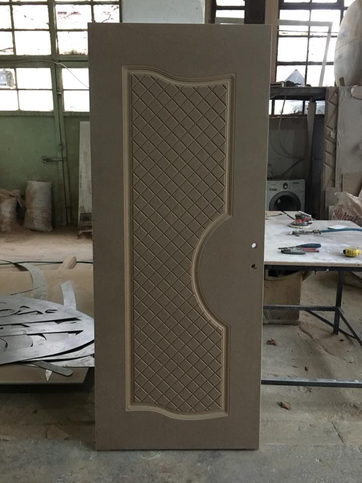 Modern Diamond Pattern Interior Door CNC Vector File