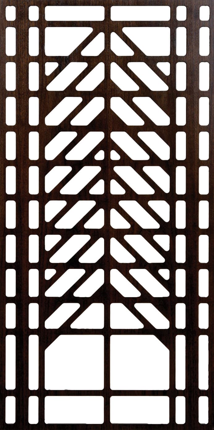 Modern Geometric Tree Screen Laser Cut DXF File