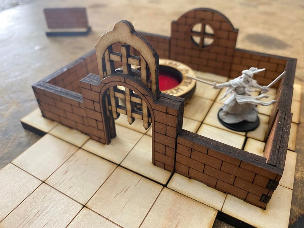Modular RPG Dungeon Room Laser Cut SVG Files