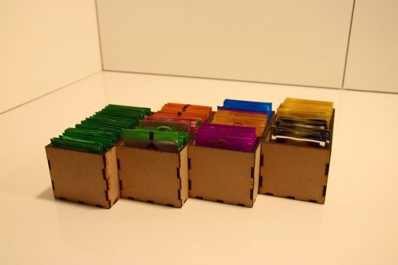 Modular Tea Bag Organizer Box Laser Cut Vector File