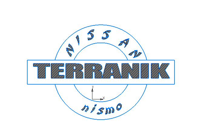 Nissan Terranik Nismo Logo Vector DXF File for CNC