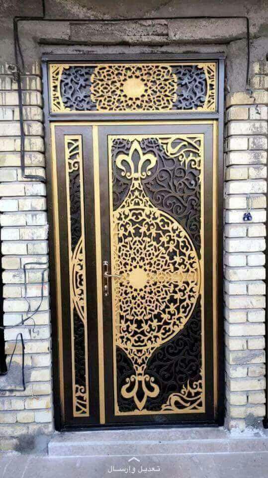 Ornate Islamic Pattern Door Vector DXF for CNC Laser Cutting