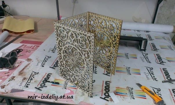 Ornate Laser Cut Lamp Panels DXF Vector File