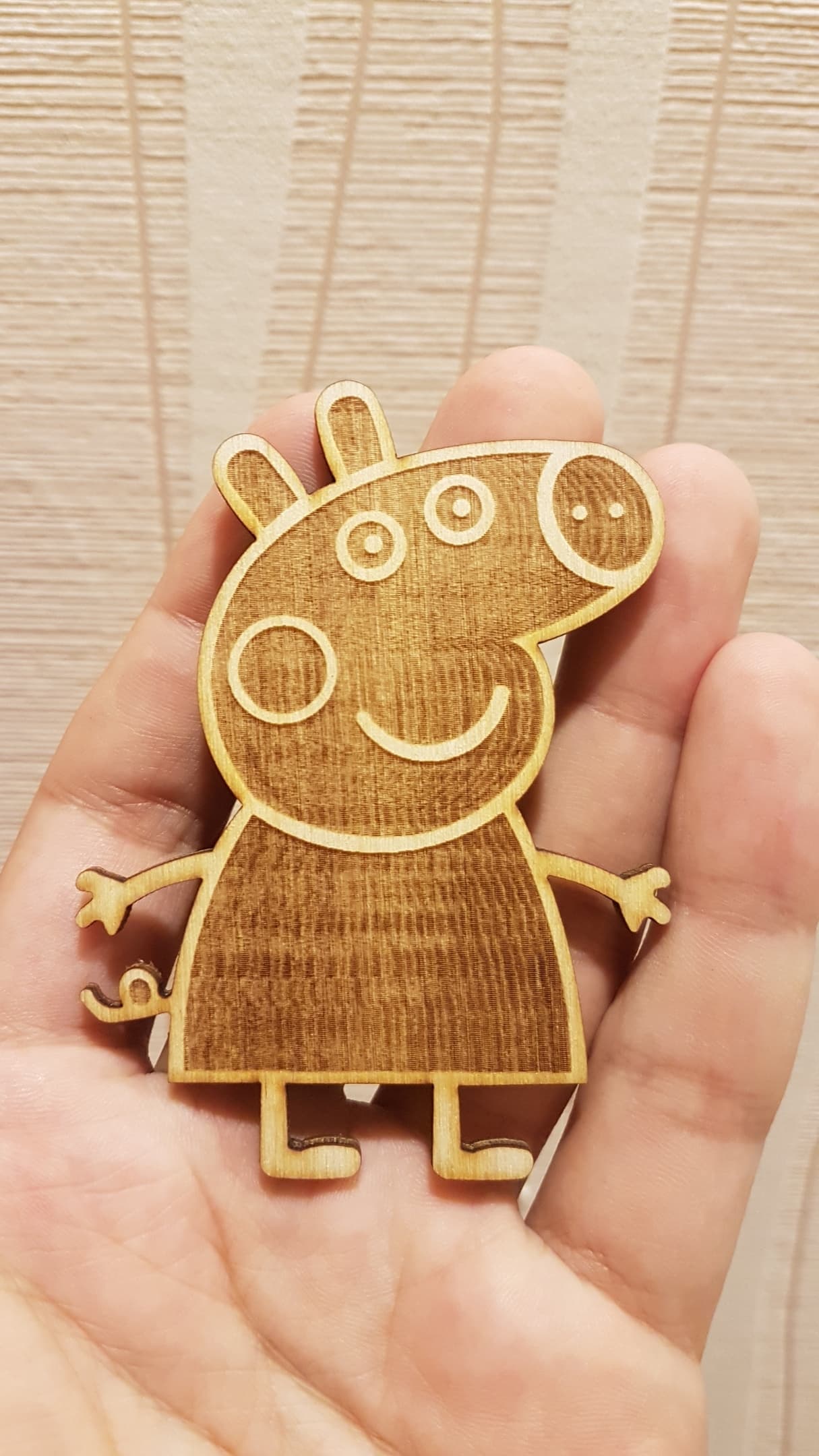 Peppa Pig Laser Cut Vector Design DXF File