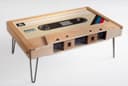 Diseño Vectorial de Mesa de Centro de Cassette Retro para Corte Láser DXF CDR