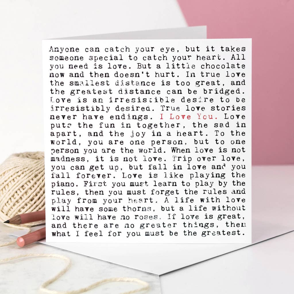 Romantic Love Quotes Laser Cut File - Vector Design