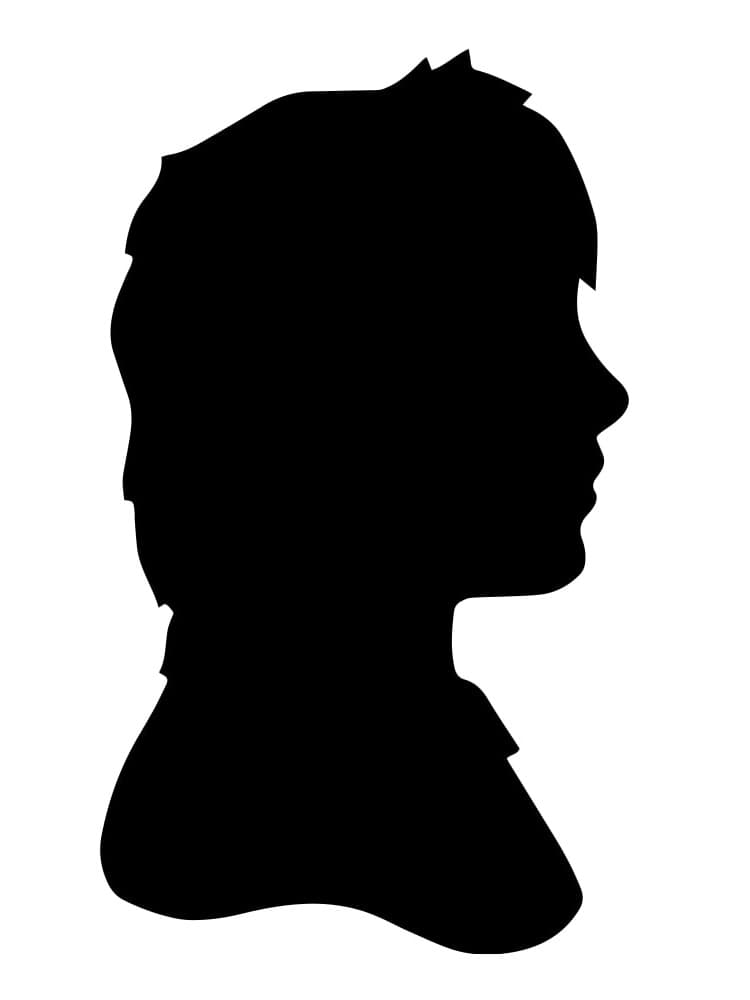 Ron Weasley Silhouette Vector for Laser Cutting - Free DXF File
