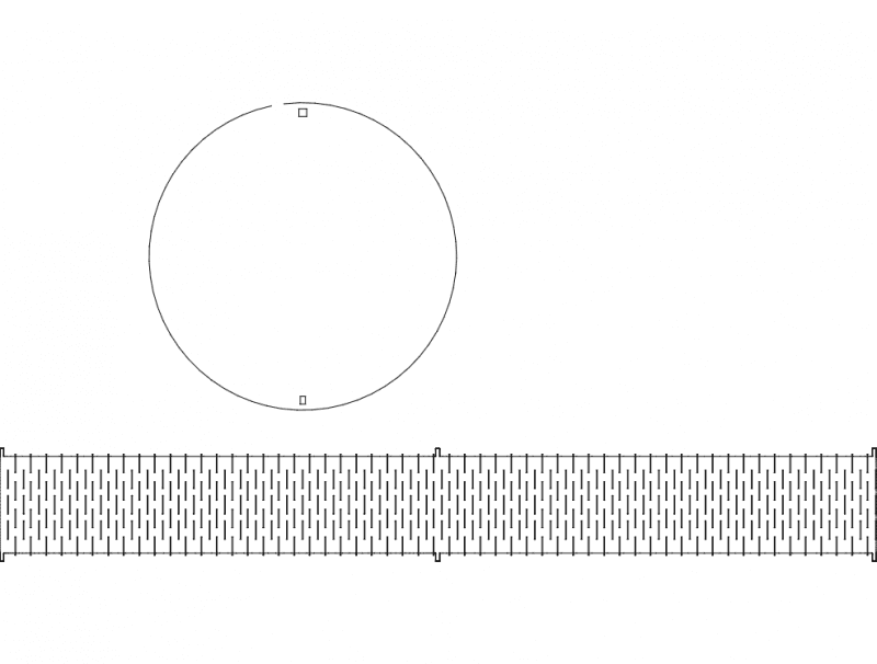 Round Box Storage Container DXF Vector File for Laser Cutting