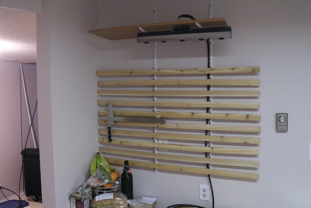 Slatted Wall Organizer System Laser Cut File DXF SVG