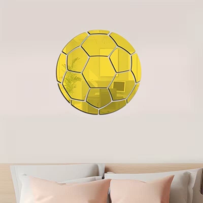 Soccer Ball Wall Decor Laser Cut Vector File (SVG, DXF)