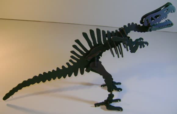 Spinosaurus 3D Puzzle Laser Cut Vector DXF File
