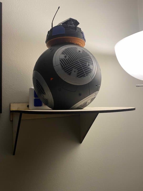 Estante Flotante de Pared Star Wars Droid Archivo Vectorial DXF