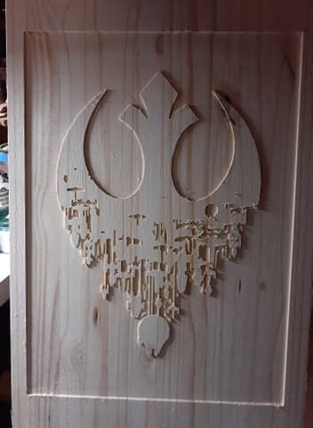 Star Wars Rebel Alliance Logo CNC Vector File DXF