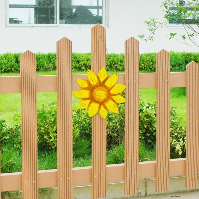 Sunflower Door Hanger Vector Design for Laser Cutting DXF/SVG