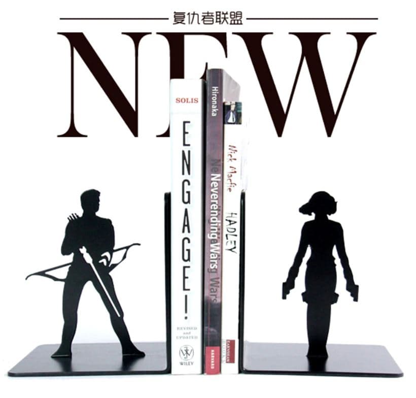 Superhero Bookends Vector File for Laser Cutting (DXF, SVG)