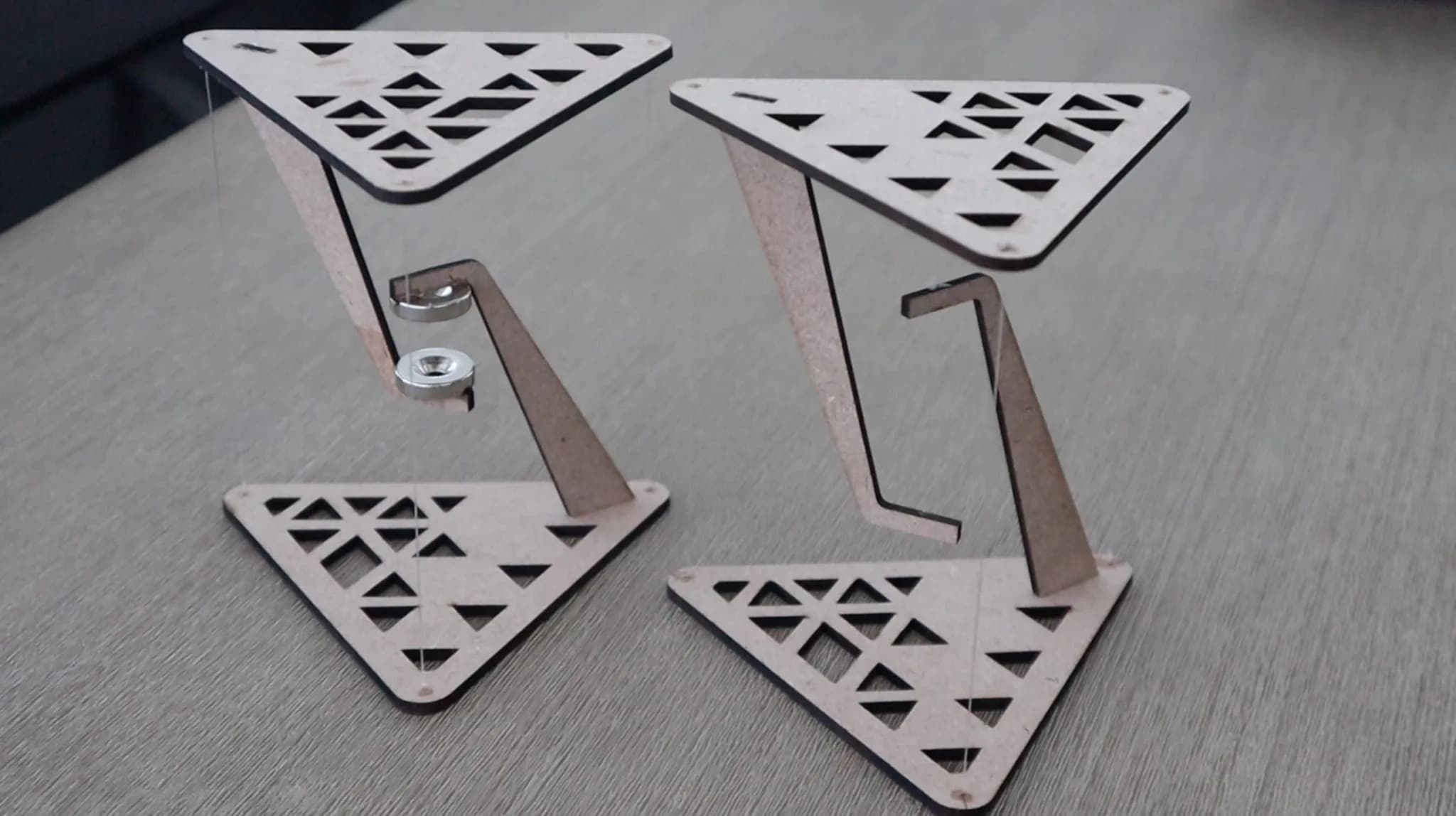 Tensegrity Floating Table Laser Cut Vector File