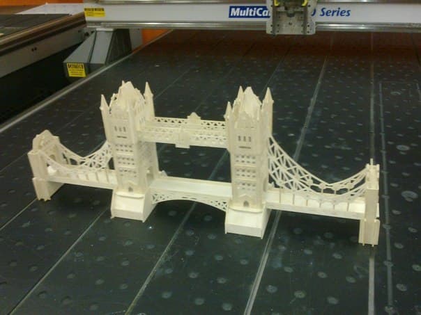 Tower Bridge 3D Puzzle Laser Cut Vector File