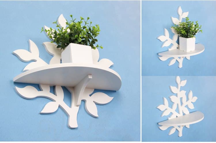 Tree Branch Wall Shelf Laser Cut Template Vector