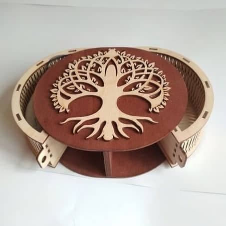 Tree of Life Keepsake Box Laser Cut Vector File