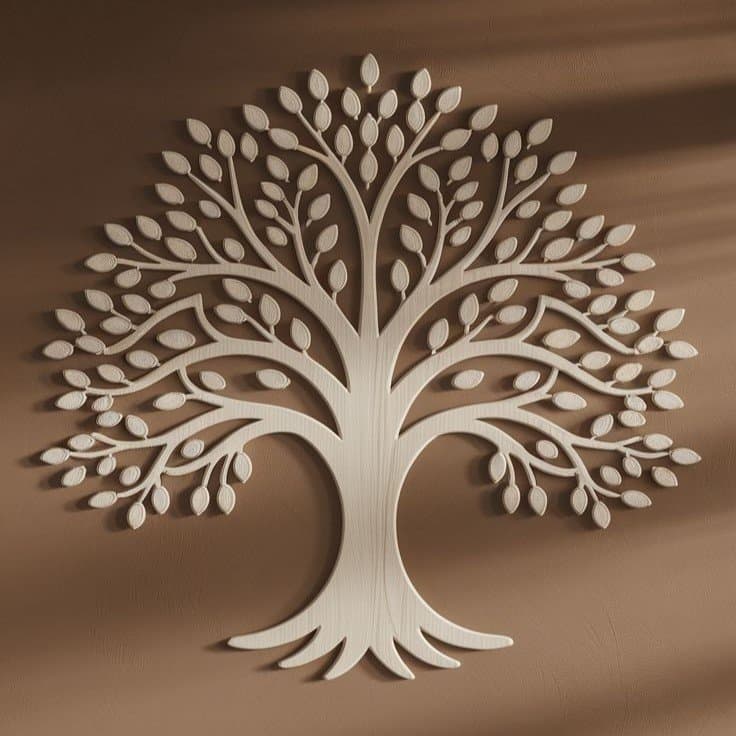 Tree of Life Wall Art Vector - Laser Cut Design