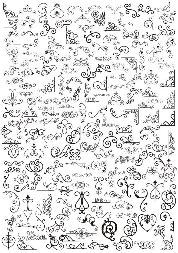 Ultimate Collection of Decorative Ornament Swirls Vector Set