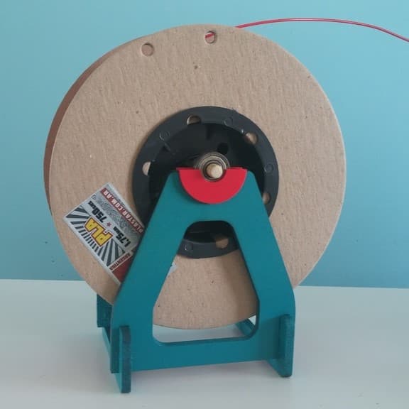 Universal 3D Printer Filament Spool Holder Laser Cut DXF