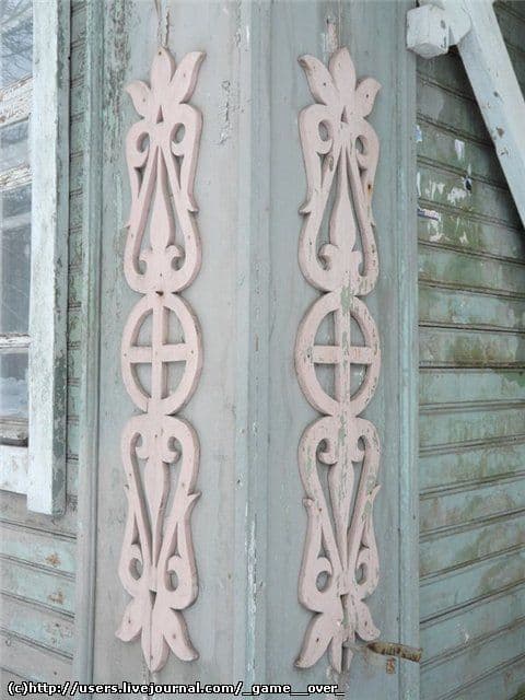 Vintage Architectural Wood Trim Vector File for Laser Cutting
