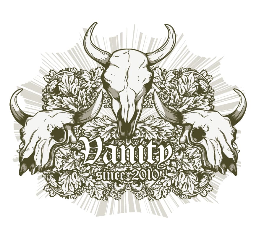 Vintage Bull Skull Floral Emblem Vector - Free EPS Download