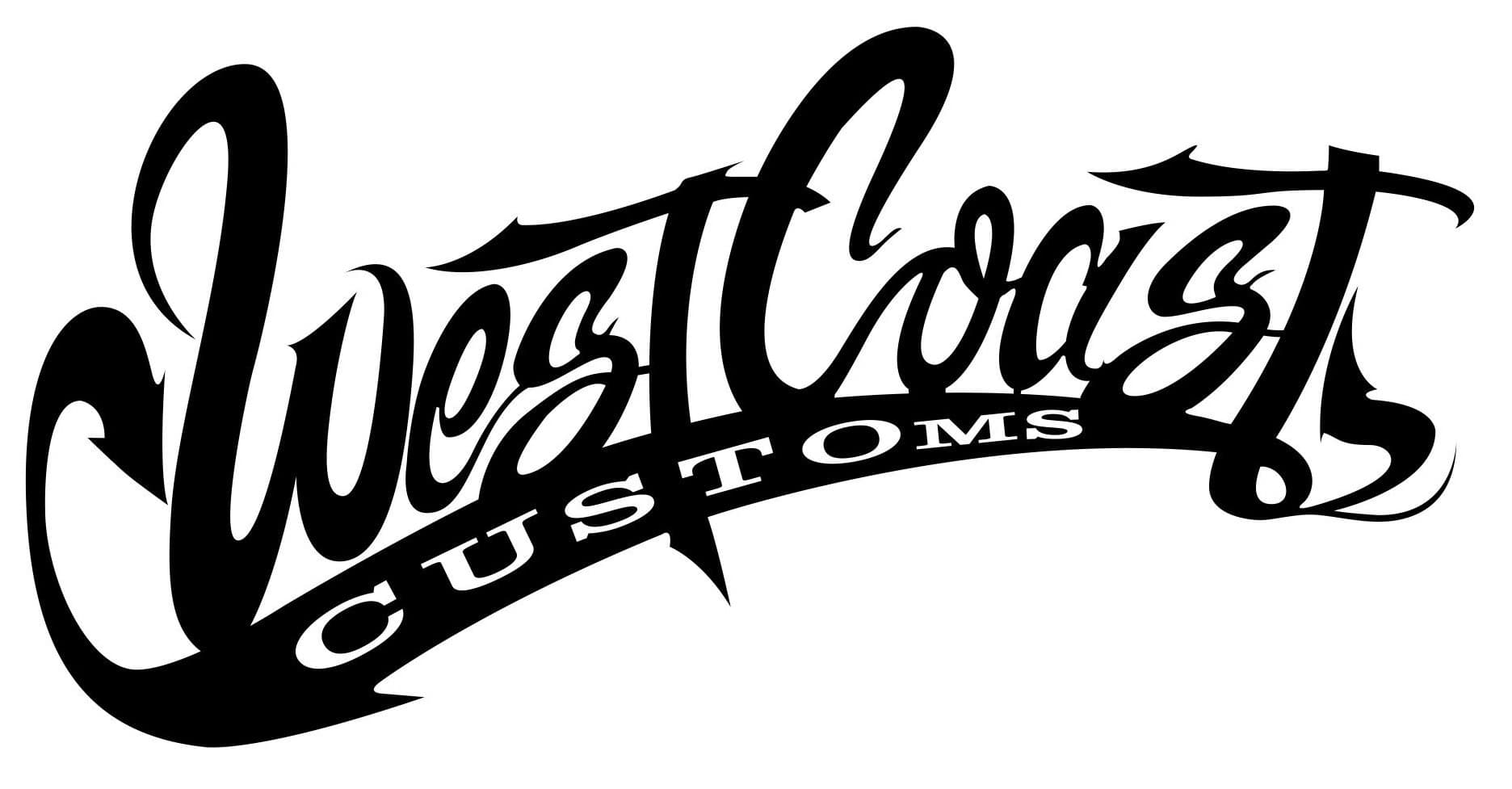 West Coast Customs Logo Vector File for CNC Cutting